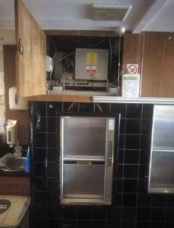 Dumbwaiter food lift service.